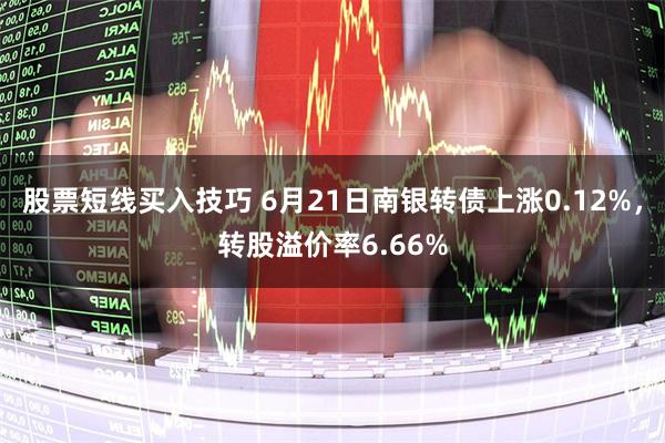 股票短线买入技巧 6月21日南银转债上涨0.12%，转股溢价率6.66%