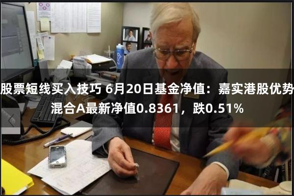 股票短线买入技巧 6月20日基金净值：嘉实港股优势混合A最新净值0.8361，跌0.51%