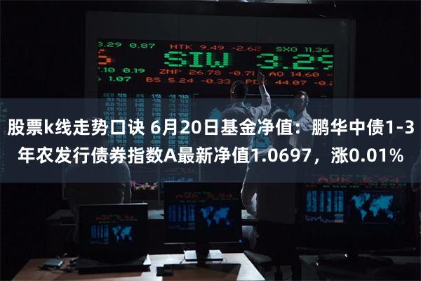 股票k线走势口诀 6月20日基金净值：鹏华中债1-3年农发行债券指数A最新净值1.0697，涨0.01%