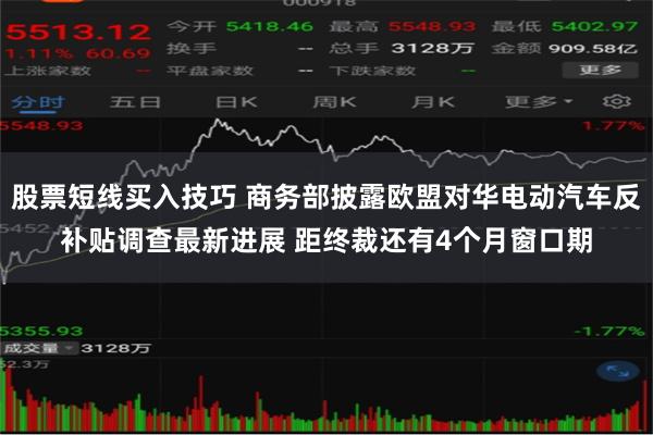 股票短线买入技巧 商务部披露欧盟对华电动汽车反补贴调查最新进展 距终裁还有4个月窗口期