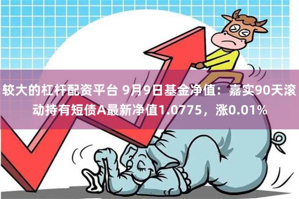 较大的杠杆配资平台 9月9日基金净值：嘉实90天滚动持有短债A最新净值1.0775，涨0.01%