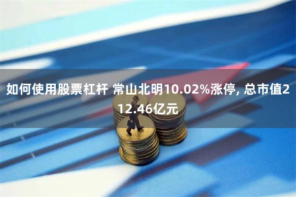 如何使用股票杠杆 常山北明10.02%涨停, 总市值212.46亿元