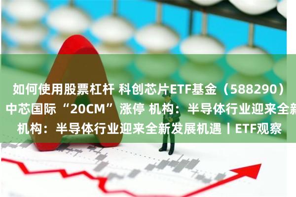 如何使用股票杠杆 科创芯片ETF基金（588290）涨逾17% 寒武纪-U、中芯国际 “20CM” 涨停 机构：半导体行业迎来全新发展机遇丨ETF观察