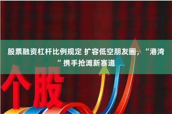 股票融资杠杆比例规定 扩容低空朋友圈，“港湾”携手抢滩新赛道